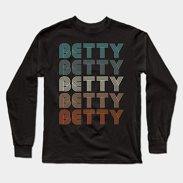 BETTY Long Sleeve T-Shirt by Motiejus